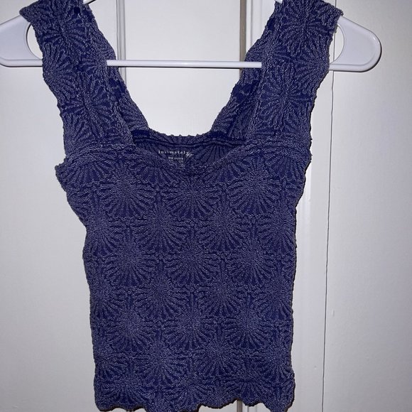 Free People Tops - Free People Navy Tank Top